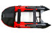 Надувная ПВХ лодка Gladiator C400AL (Красный/черный)