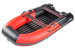 Надувная ПВХ лодка Gladiator E330S (Красно-черный)
