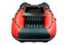 Моторная надувная лодка Gladiator E450S (Красно-черный)