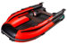 Моторная надувная лодка Gladiator E380X (Красно-черный)