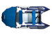 Моторная надувная лодка Gladiator C330AL (Белый/Темно-синий)