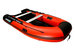 Лодка моторная ПВХ Gladiator E380PRO (Красно-черный)
