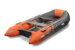 Надувная ПВХ лодка Gladiator B420 (Оранжевый/темно-серый)